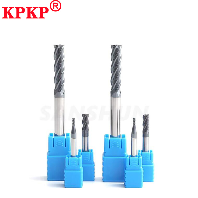 Workshop Tools Knife - HRC50 التنغستن الصلب نهاية مطحنة 4-الناي