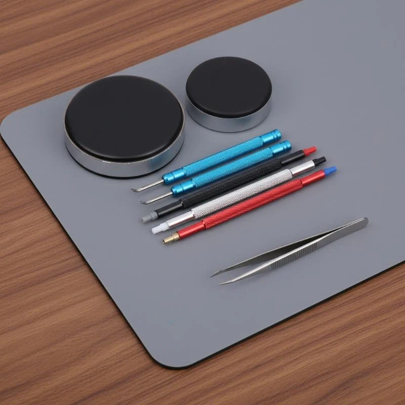 Workshop Tools Used - مجموعة أدوات ساعات فاخرة من الفولاذ