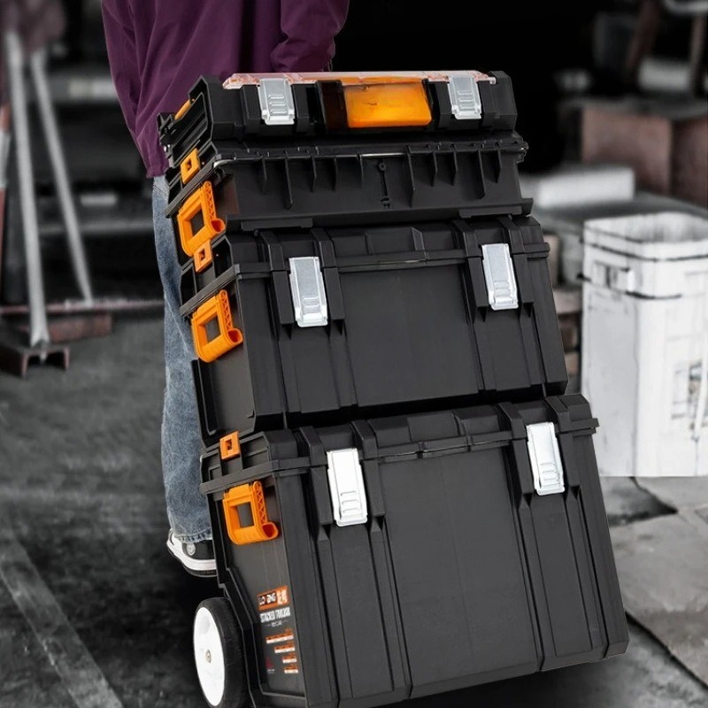 Workshop Garage Tools Manufacturer - صندوق أدوات معدني متين قابل للتكديس