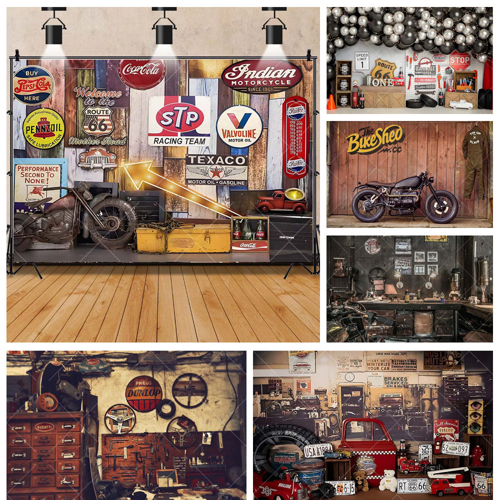 Workshop Tools Photos - الرجعية دراجة نارية إصلاح السيارات المرآب