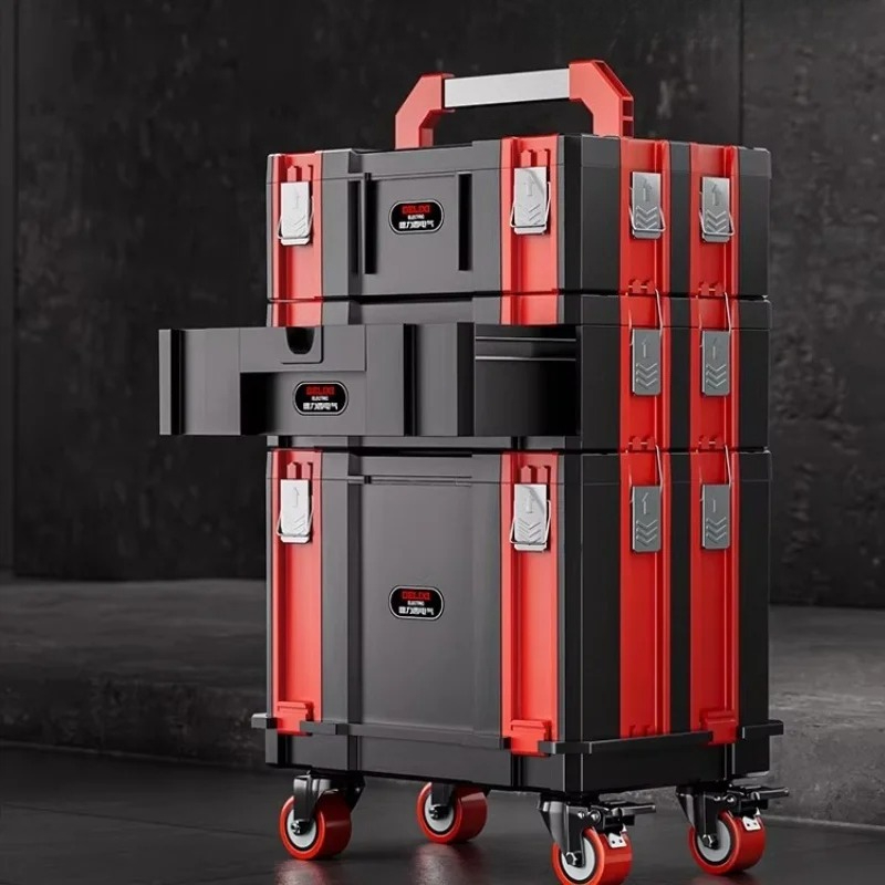 Workshop Garage Tools Manufacturer - صندوق أدوات معدني قابل للتكديس متعدد