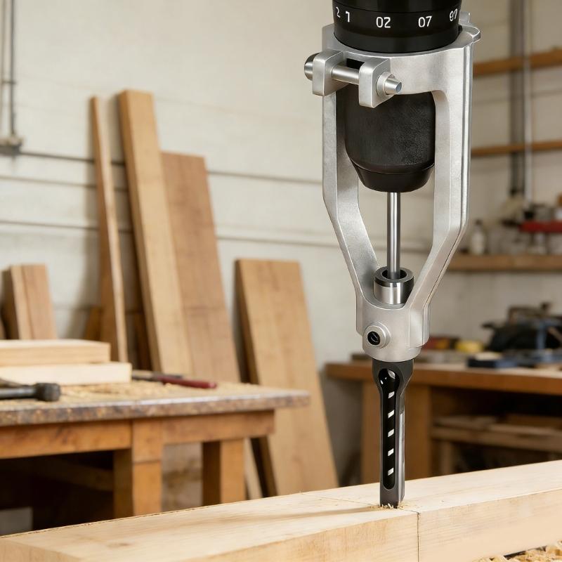 عالية الدقة ثقب مربع دليل حفر  - مراجعة Drill Press Bench وسعره