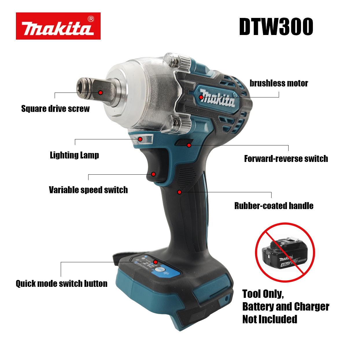 مفتاح ربط تأثيري ماكيتا DTW300 - مراجعة Makita Drill Dtw300 وسعره