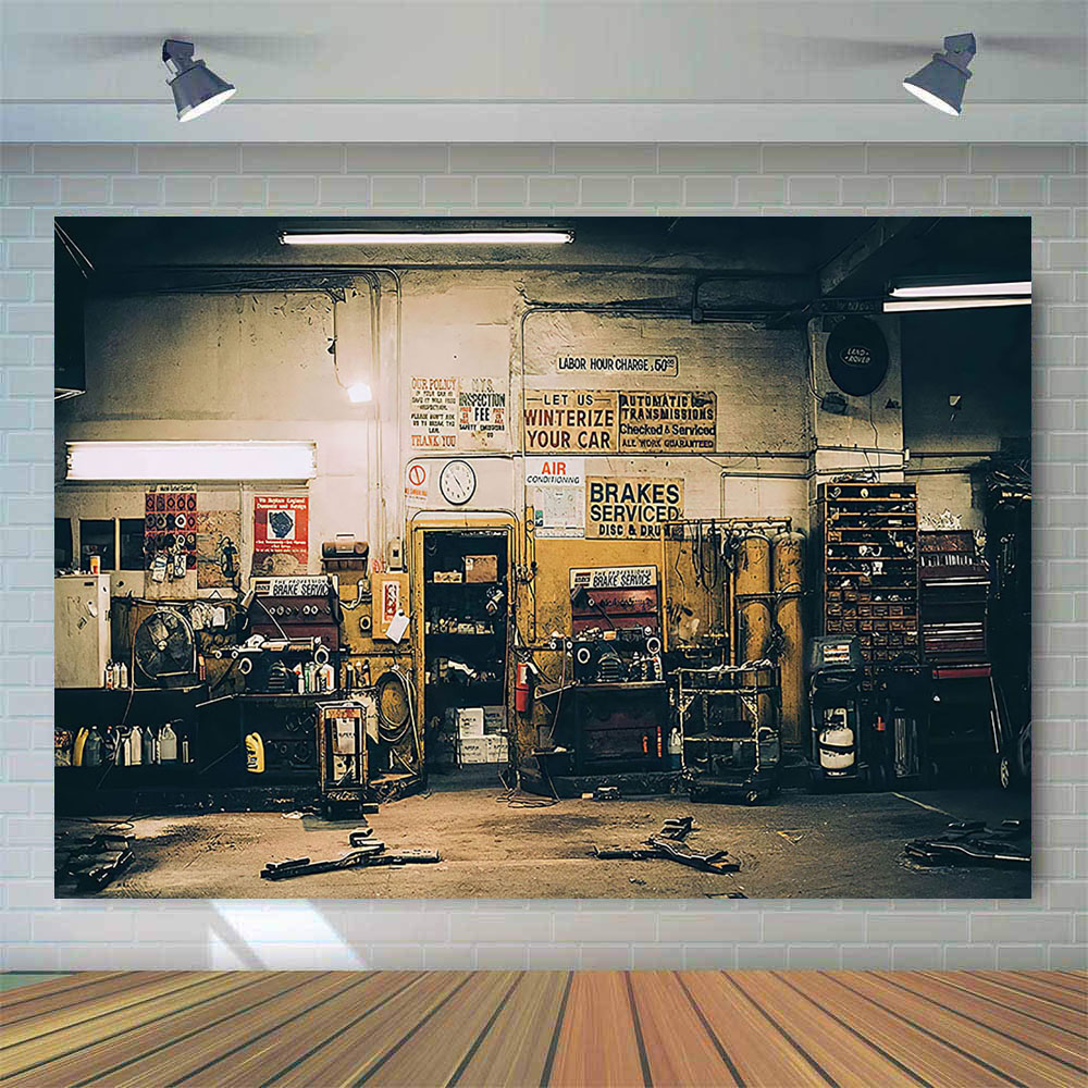 الرجعية إصلاح السيارات خلفية أ - مراجعة Workshop Tools Photos وسعره