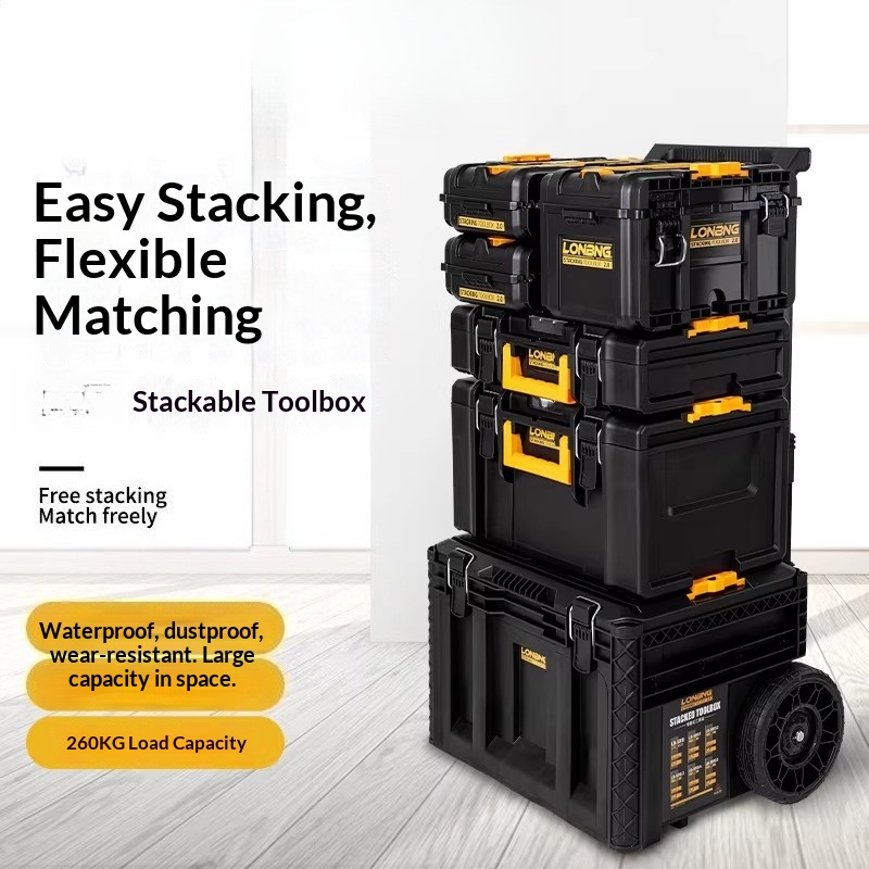 صندوق أدوات معدني قابل للتكديس - مراجعة Workshop Garage Tools Manufacturer وسعره