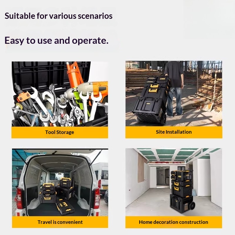 صندوق أدوات معدني قابل للتكديس - مراجعة Workshop Garage Tools Manufacturer وسعره