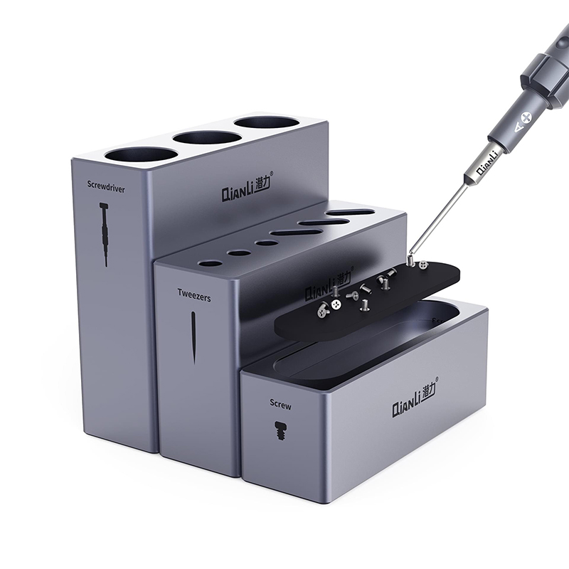 Qianli iCube صندوق تخزين عالية - مراجعة Screw Organizer Kit وسعره
