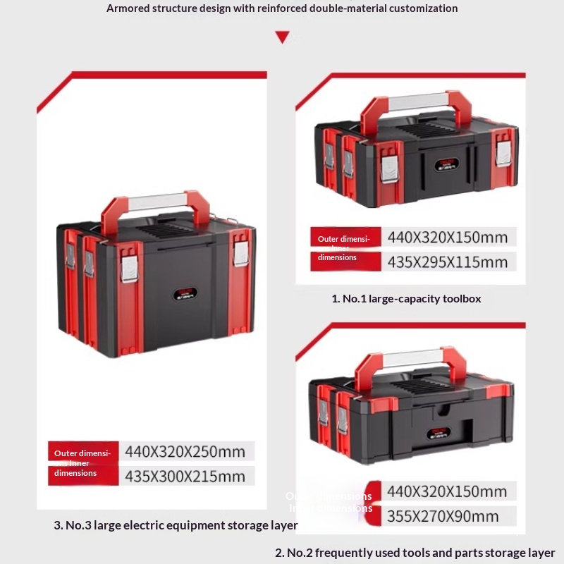 صندوق أدوات معدني قابل للتكديس - مراجعة Workshop Garage Tools Manufacturer وسعره