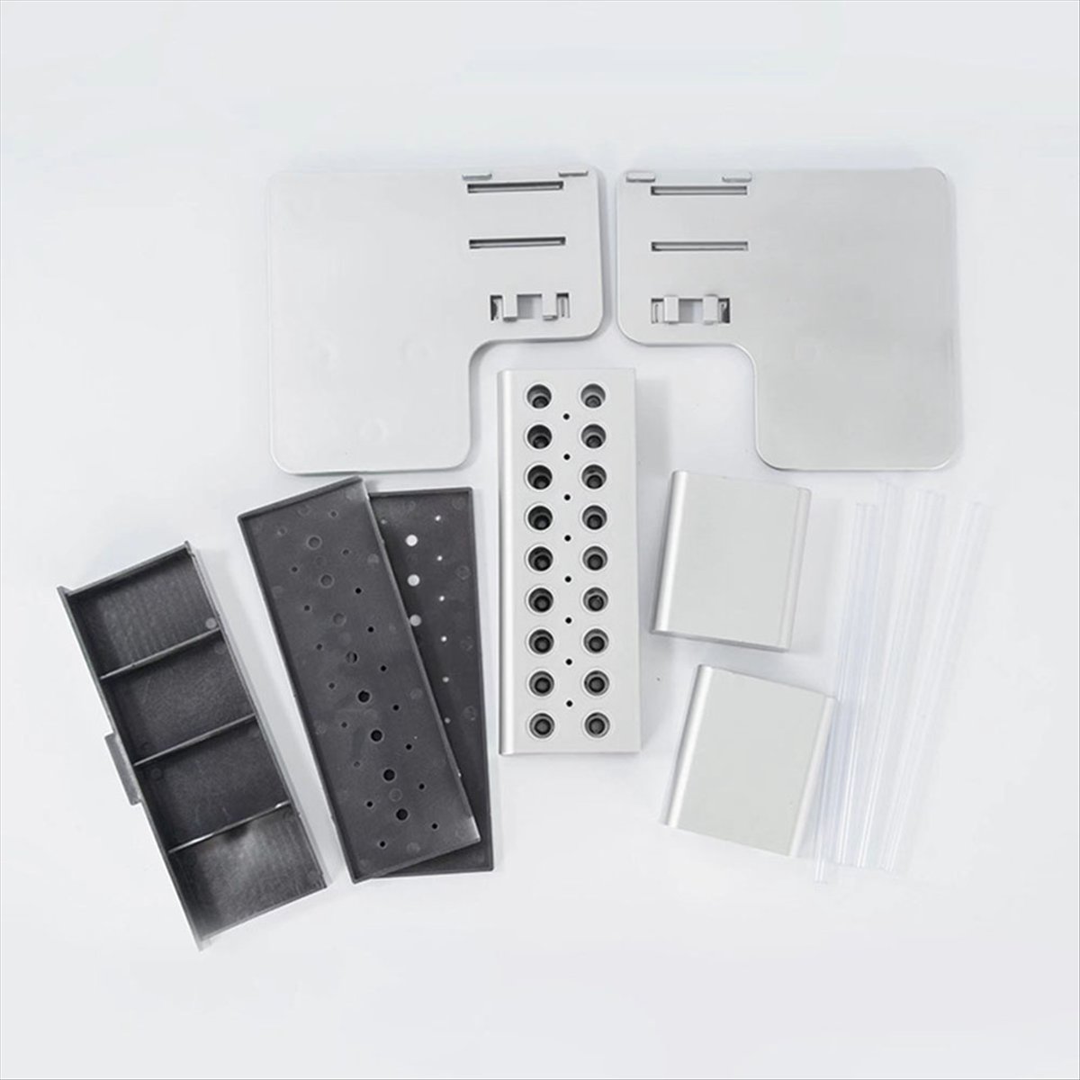 حامل رف تخزين مفكات البراغي مت - مراجعة Screw Organizer Kit وسعره